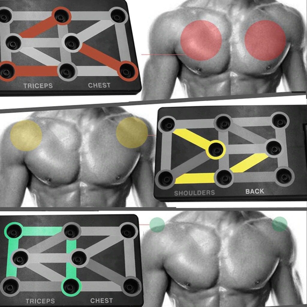 Crush Your Upper Body Goals at Home with the 9-in-1 Push-Up Board