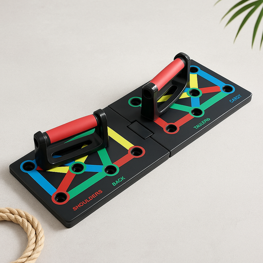 Upper body strength push up board for chest, arms, shoulders, and core