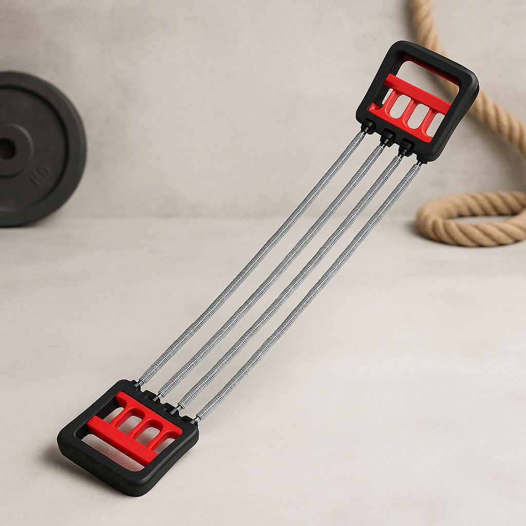 Ergonomic adjustable chest expander band for beginners and advanced users