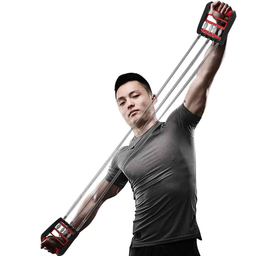 Chest expander resistance band providing a smart alternative to weights and machines