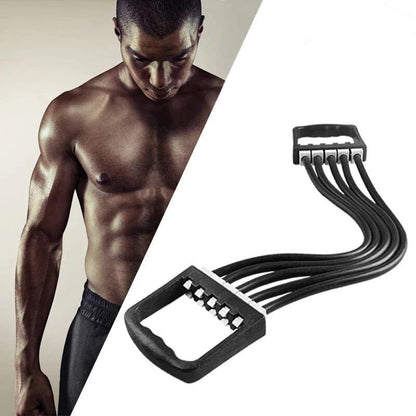 Home gym essential adjustable chest expander for full-body workouts
