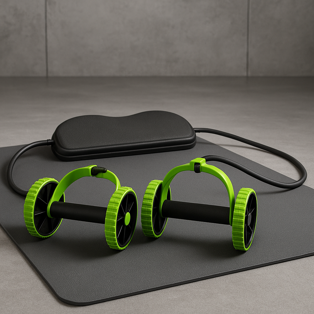Ab wheel for improving posture, core stability, and abdominal definition
