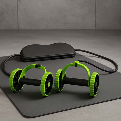 Ab wheel for improving posture, core stability, and abdominal definition
