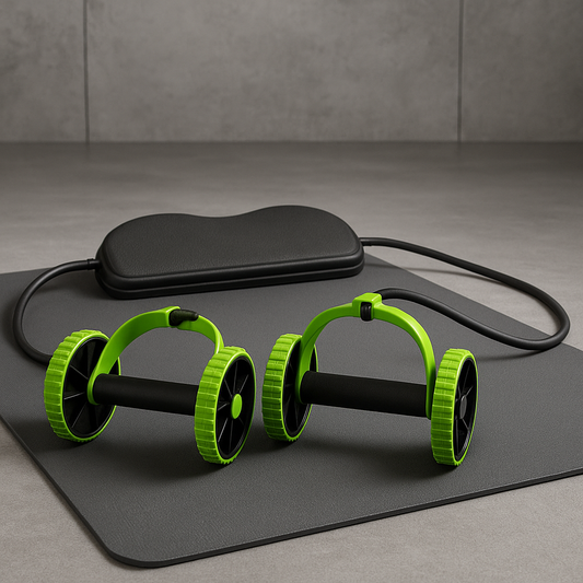 Ab wheel for improving posture, core stability, and abdominal definition