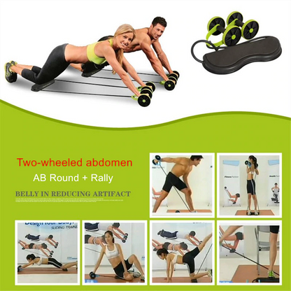 Ab roller wheel for core strengthening and full-body workouts