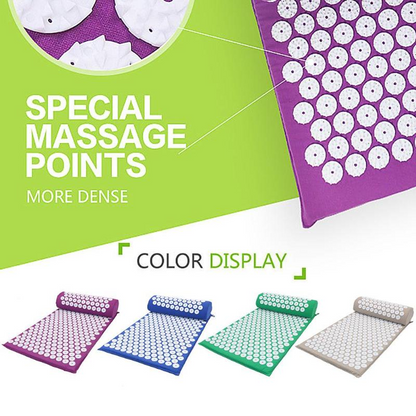 Ancient Chinese therapy-inspired yoga mat and cushion set for daily wellness