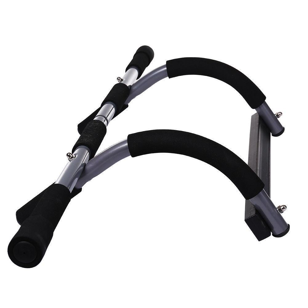 Home fitness indoor pull-up and dip bar for full-body conditioning