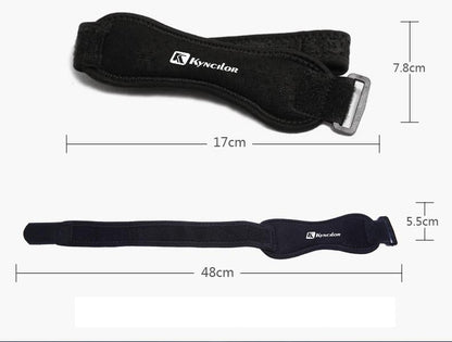 Lightweight, breathable, and skin-friendly knee support brace with shock absorption