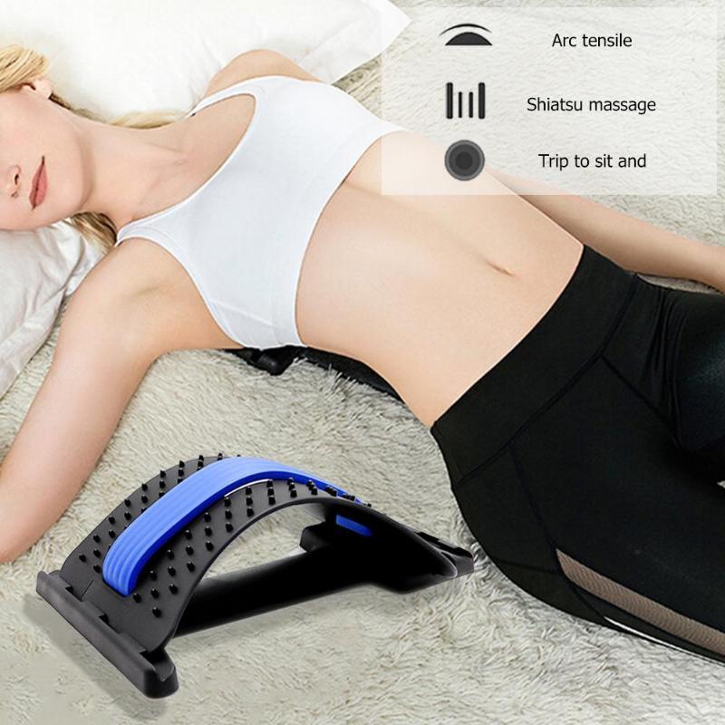 Posture-improving back stretcher for long hours of sitting or computer use