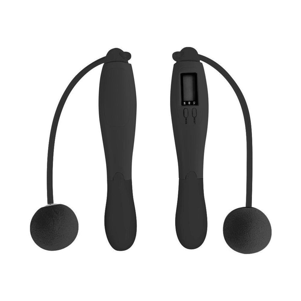 Digital fitness skipping rope, tangle-free and rope-free for beginners and pros