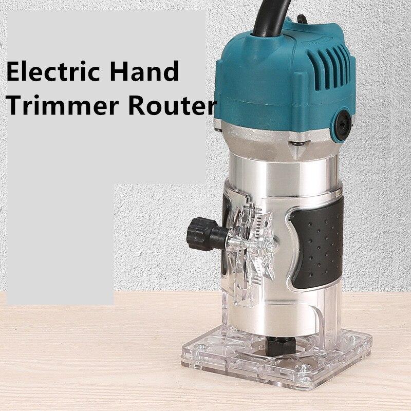 Precision electric wood trimmer for clean and accurate edge cutting