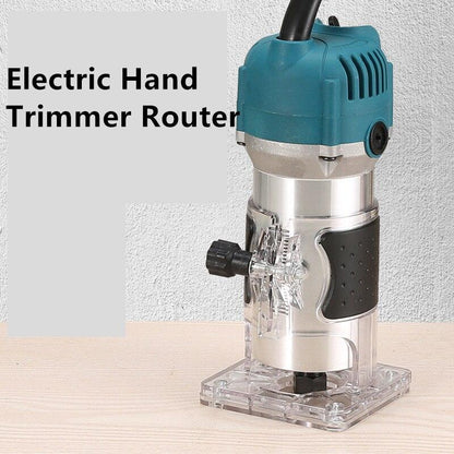 Precision electric wood trimmer for clean and accurate edge cutting