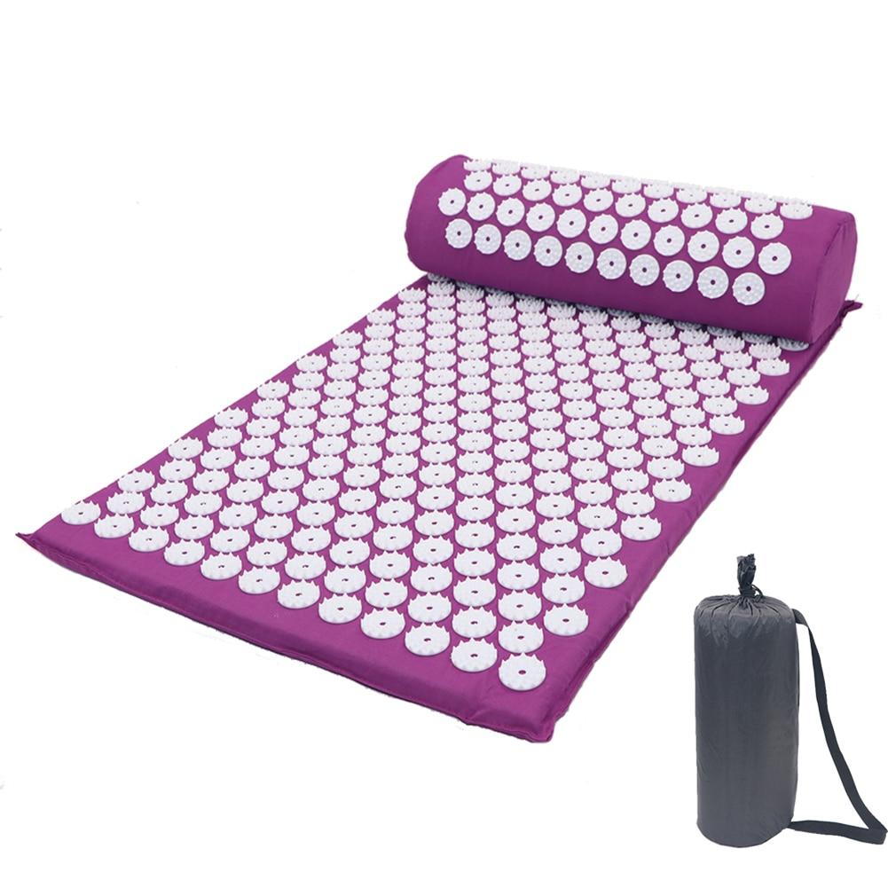 Pain relief acupressure mat and massage cushion for full-body relaxation
